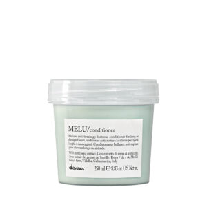 Aceite acondicionador para cabello largo o dañado, en recipiente de 250 ml, fórmula suave y reparación capilar, con extracto de semillas de lenteja, ideal para cuidado capilar profesional y doméstico.