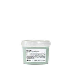 Crema acondicionadora para cabello dañado o largo, con extracto de semillas de lenteja, suave y nutritiva, ideal para cabello seco y dañado, en frasco de 75 ml de la marca Davines.