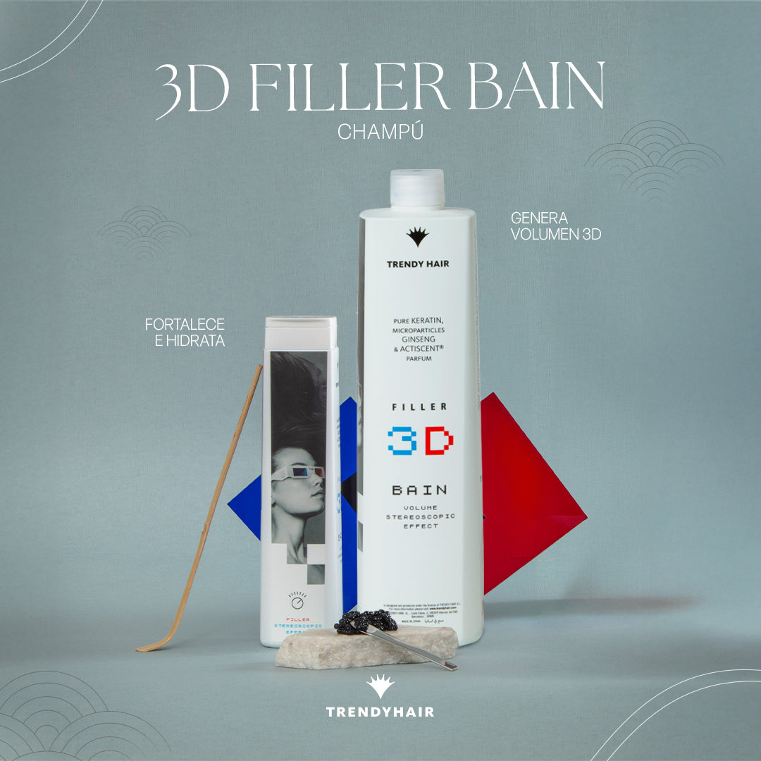 Champú 3D Filler Volumen con Proteína de Trigo y Caviar