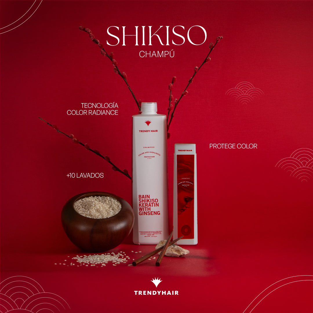 Champú Shikiso Protector del Color con Keratina y Proteína de Arroz