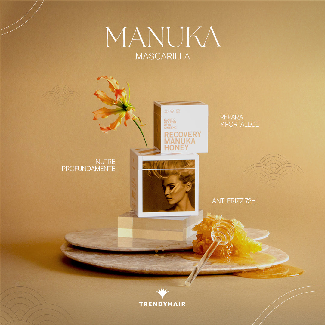 Mascarilla Manuka Nutritiva y Reparadora con Miel de Manuka