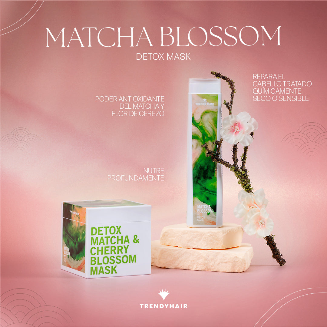Mascarilla Matcha Blossom Reparadora con Ácido Hialurónico